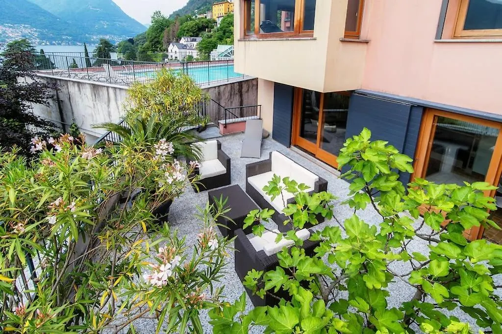 Sun Luxury Apartment With Swimming Pool - Blevio 0*,